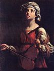 Guido Reni Canvas Paintings - St Cecilia